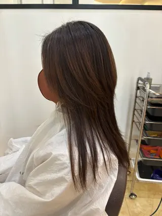 ロング 亀山 来未のヘアスタイル