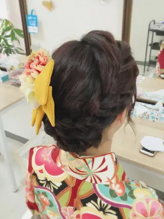 ヘアアレンジ 新宿ヘアセットメイク Asa-mのヘアスタイル