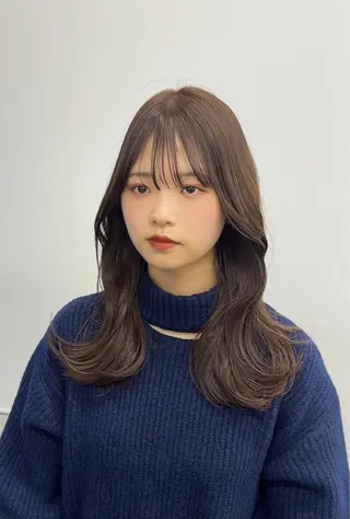 ロング カラー 韓国ヘア🇰🇷 スズキのヘアスタイル