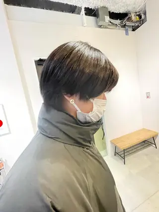 ショート カラー ヘアアレンジ メンズ 寺西 恵🪡🤍のヘアスタイル