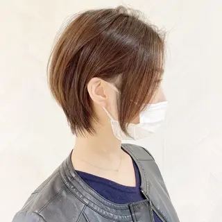 ショート カラー 🌟モテ髪ショート 🌟店長 津賀涼のヘアスタイル