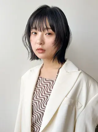 ショート カラー 原 瑞希のヘアスタイル