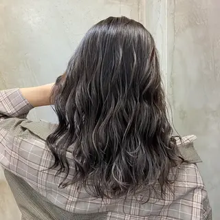 セミロング カラー 朝倉 啓太のヘアスタイル