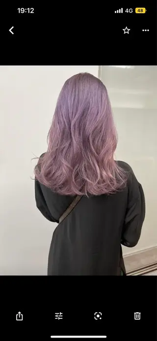ミディアム カラー fuu kaのヘアスタイル