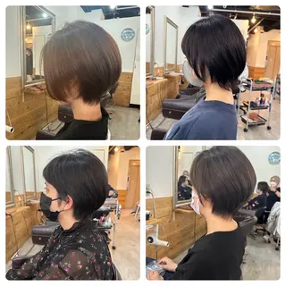 ショート カラー 髪質改善＆ブリーチ 伊勢　祐一郎のヘアスタイル
