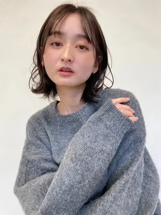 ショート パーマ 垣内 奈緒のヘアスタイル