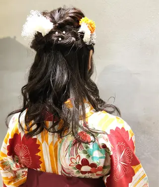 ヘアアレンジ くまがい みゆ【edge.】のヘアスタイル