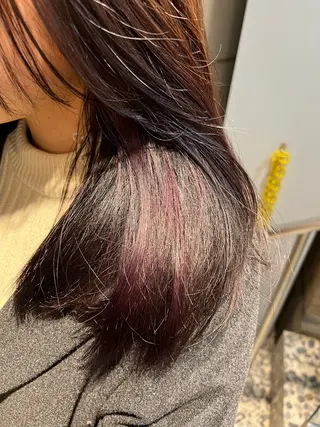 ロング カラー kingdom青山店 小宮愛理のヘアスタイル
