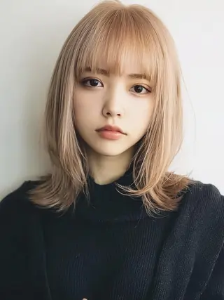 ミディアム カラー ❄️透明感カラー❄️ メンズ✂️TOWAのヘアスタイル