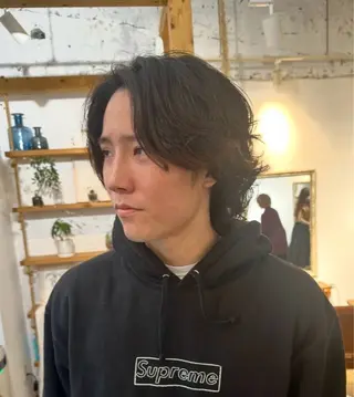 ロング パーマ メンズ 渋谷 メンズヘア⭐️ タニグチヨシユキのヘアスタイル