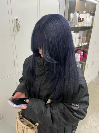 セミロング 暖色ブリーチ ⭐️honokaのヘアスタイル