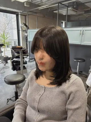 ミディアム カラー 暖色カラー/髪質改善 🐮ユイカのヘアスタイル