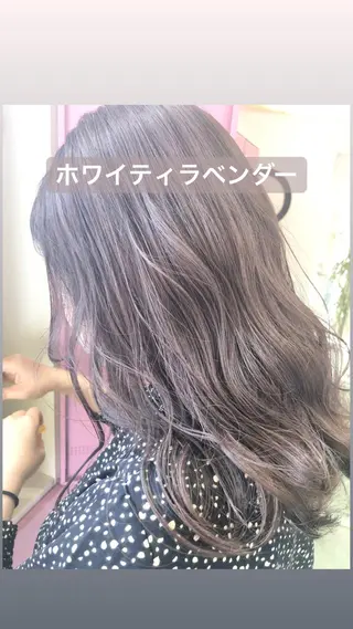 セミロング カラー 店長 小池アキトのヘアスタイル