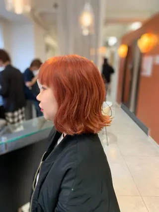 ミディアム カラー 國井 慎吾のヘアスタイル