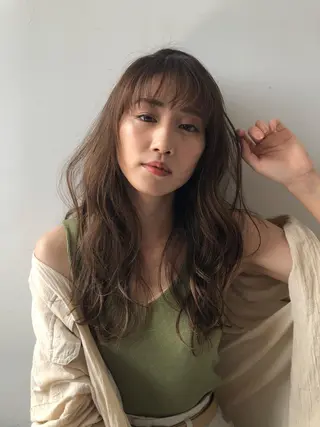 ロング 片山美穂 心斎橋・なんばのヘアスタイル