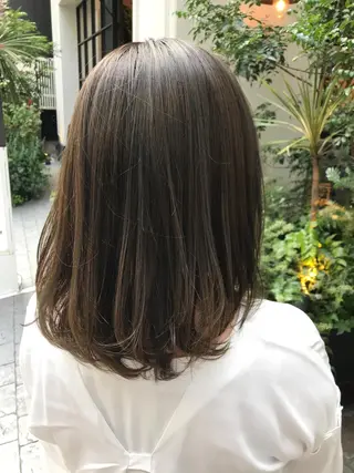 ミディアム LOMA🇰🇷 銀座クボタのヘアスタイル