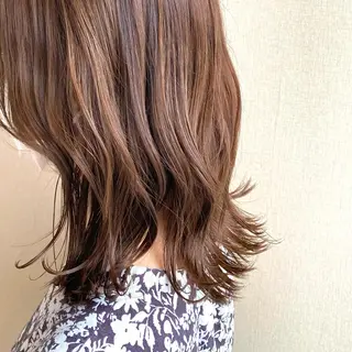 ミディアム カラー 砂川朱音⌇鶴見区横堤 ⌇抜け感ヘア⌇韓国風のヘアスタイル