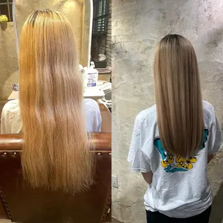 ロング セキネ シュウヘイのヘアスタイル