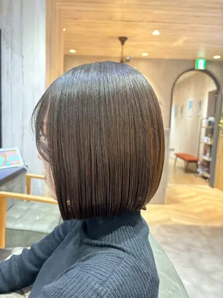 ショート ✨似合わせボブ✨ 縮毛矯正のヘアスタイル