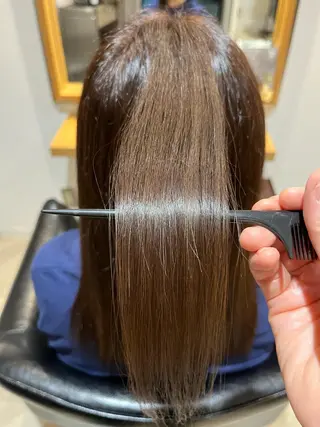 セミロング まつしま ちひろのヘアスタイル