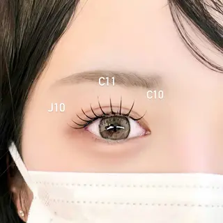 マツエク・マツパ chisato 【nuit.】のマツエク・マツパデザイン