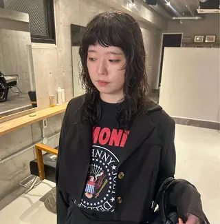 ミディアム 石原 実のヘアスタイル