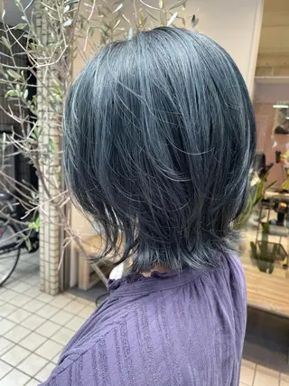 ミディアム カラーモデル募集中 美容室ハピスのヘアスタイル