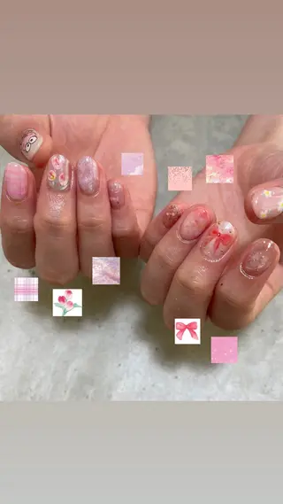 ネイル RooM tani /個性派ニュアンスのネイルデザイン