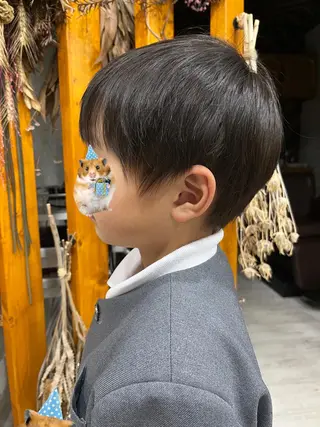 キッズ 中村 由稀のヘアスタイル