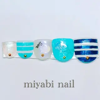 ネイル miyabi nail 桂川駅近くのネイルデザイン