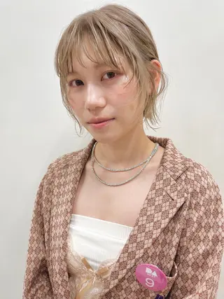 ショート カラー ヘアアレンジ 溝口 ひなこのマツエク・マツパデザイン