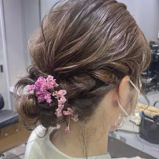 ヘアアレンジ 荒川 ひなの 新川崎のヘアスタイル