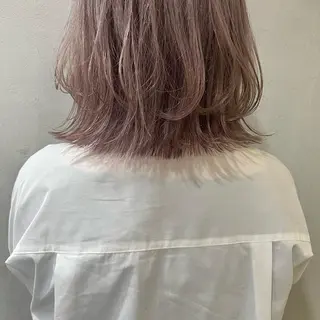 ショート カラー ボブ/マンツーマン ミヒラケイタのヘアスタイル