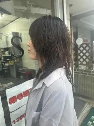 セミロング WEST✂︎AKI HIRO✂︎大和高田のヘアスタイル