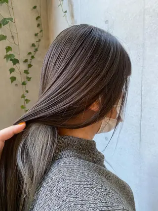 カラー 大人可愛い♡コテ巻き パーマ🌼杉田 萌恵のヘアスタイル