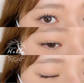 マツエク・マツパ まつげパーマ／眉毛 H e l l aのマツエク・マツパデザイン