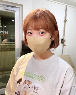 ショート カラー 竹内 柚子のヘアスタイル