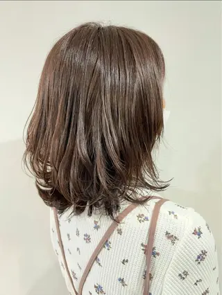 ミディアム 髪質改善 菊池紳吾のヘアスタイル