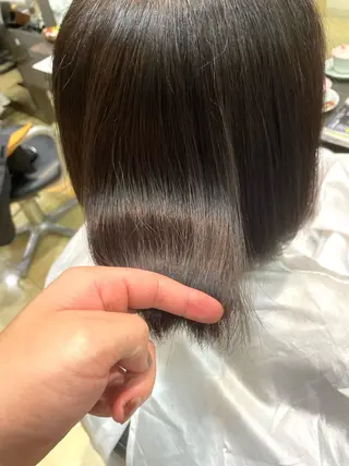 ミディアム 石沢 知康のヘアスタイル