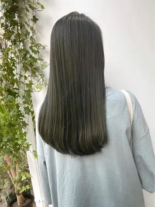 ロング カラー ダウンパーマ 【sity.ザイク】のヘアスタイル