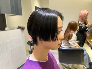 ショート 🫧韓国ヘア 透明感 カラー🫧福田 楓のヘアスタイル