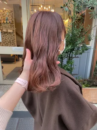 セミロング カラー ✨カラー支持No.1 🧸ワキ カナコ🧸のヘアスタイル