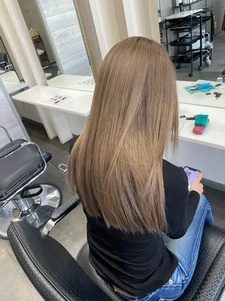 ロング カラー いち かのヘアスタイル