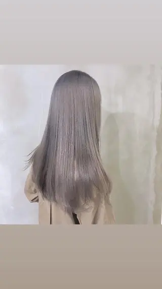 ロング カラー 渋谷🎨ブリーチ特化 ×エクステ🎨レンのヘアスタイル