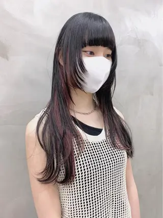 ロング カラー 🐝 hachi🐝のヘアスタイル