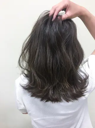 ミディアム カラー Beach 代表 KENTAのヘアスタイル