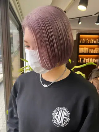ショート カラー ハイトーン/ボブ 🎀sonokaのヘアスタイル