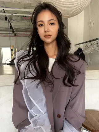 ロング カラー 村上雅人 ナチュラルモードのヘアスタイル