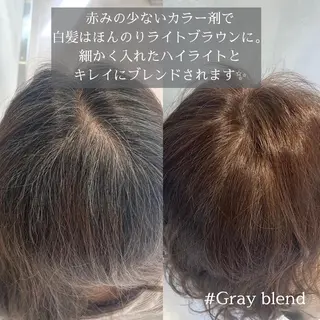 セミロング カラー matka白髪ぼかし 大人ヘア/KEIKOのヘアスタイル