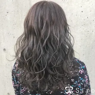 セミロング カラー 韓国レイヤーカット 🧸ベージュカラーのヘアスタイル